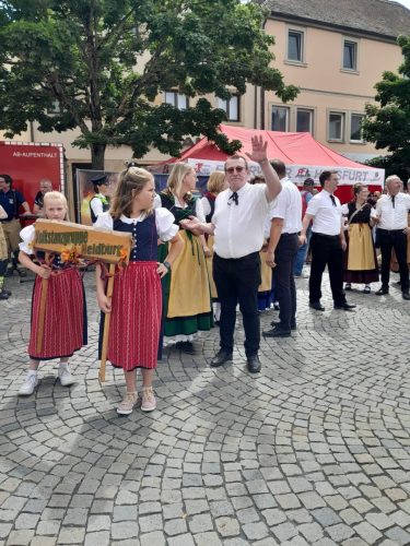 Umzug Volkstanzgruppe Heldburg